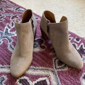 Lucky Brand Tan Booties